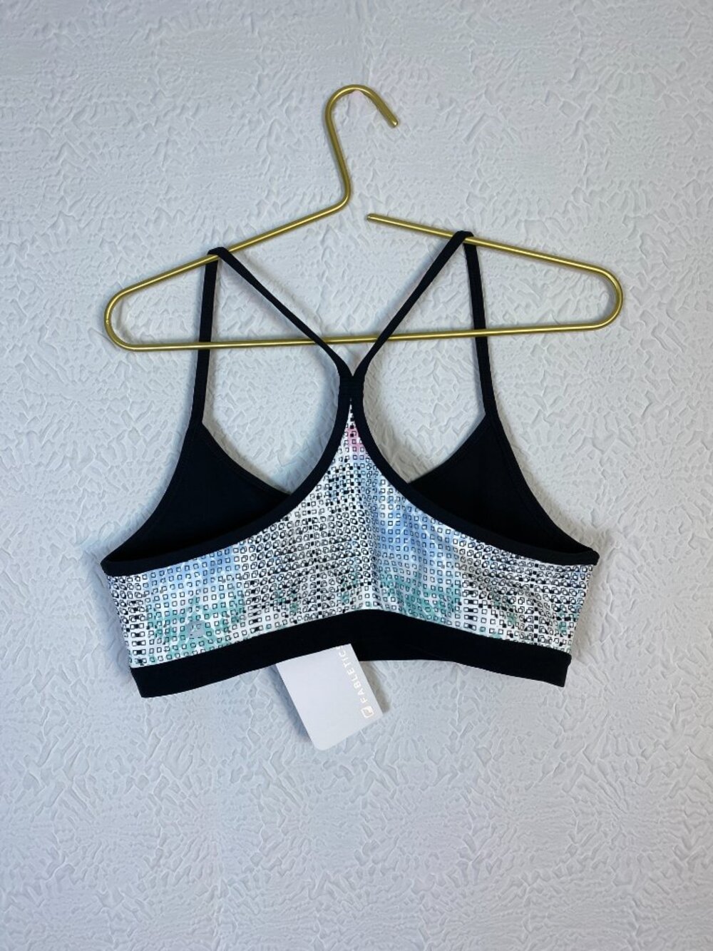 NWT Fabletics Snapdragon Reversible Racerback Sports Bra Size L - Picture 3 of 5